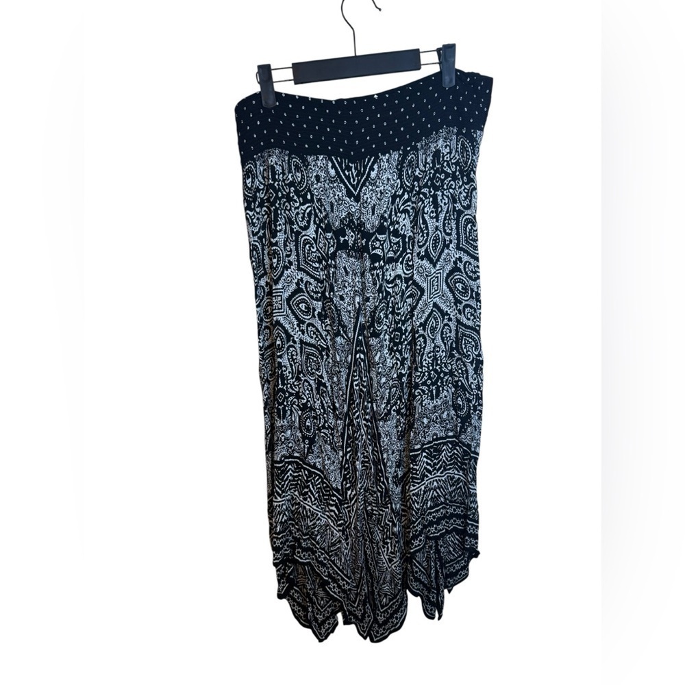 Westport Y2K Boho Sharkbite Midi Skirt